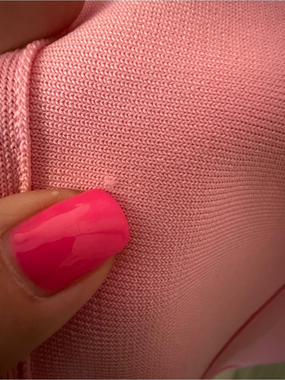 Pink Bodycon Midi Dress with Spaghetti Straps - Picture 3 of 7